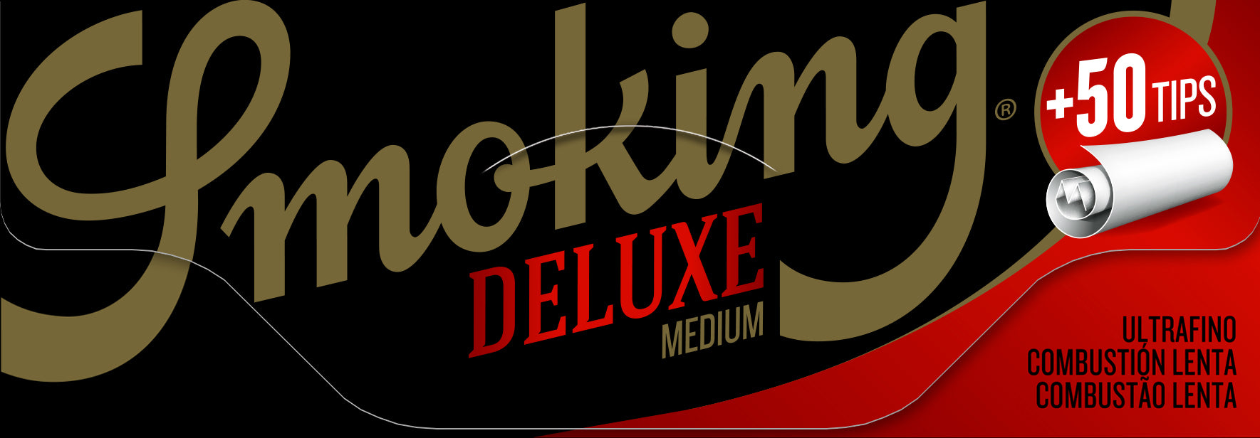 SMOKING® ROLLING PAPERS + TIPS DELUXE MEDIUM SIZE