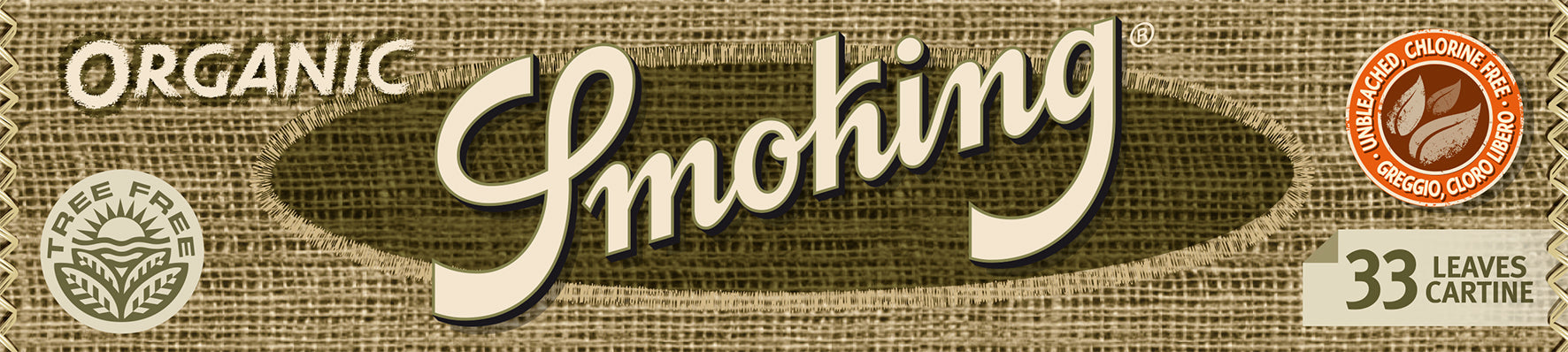 SMOKING® ROLLING PAPERS ORGANIC KING SIZE