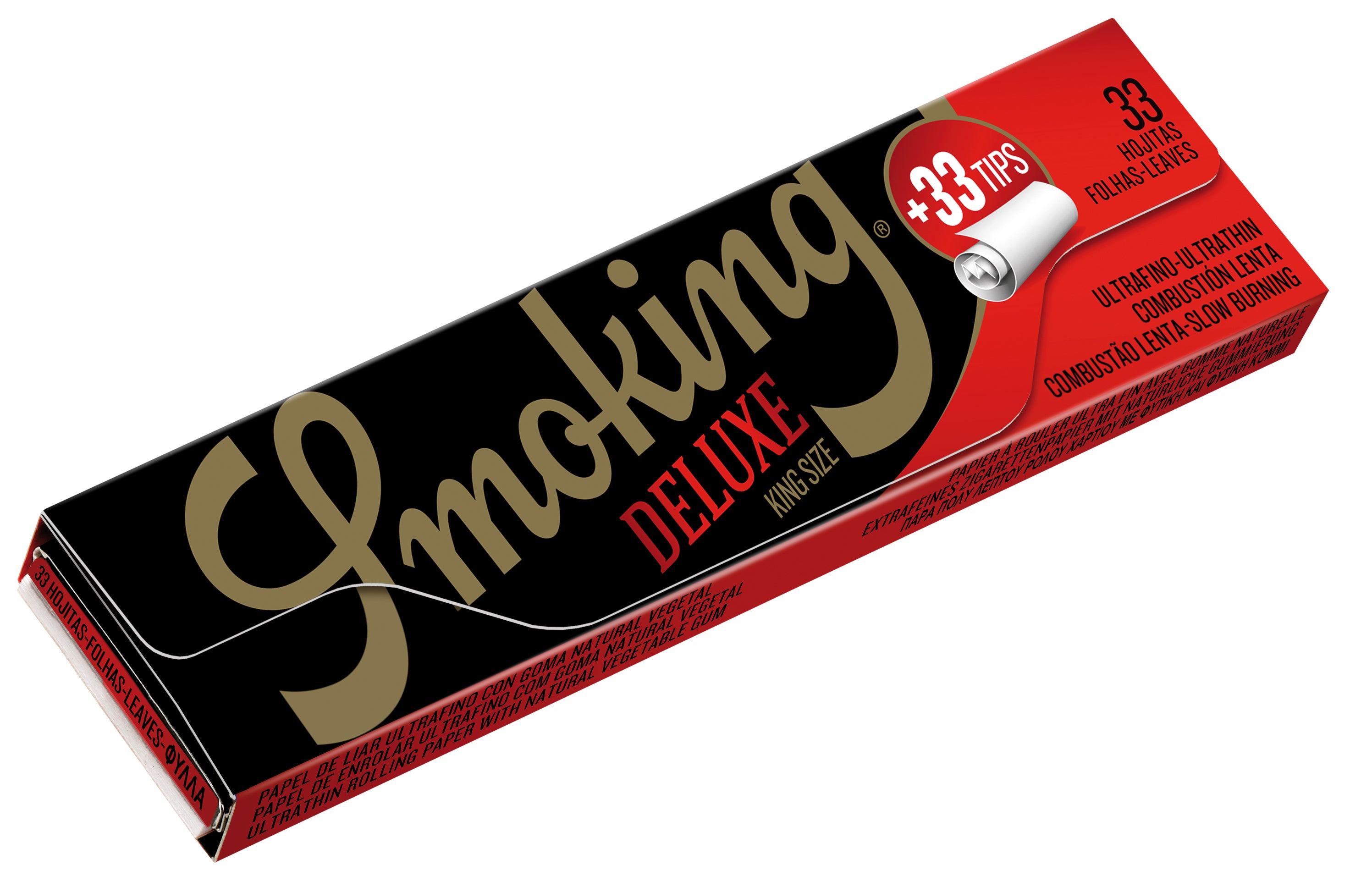 SMOKING® ROLLING PAPERS + TIPS DELUXE KING SIZE