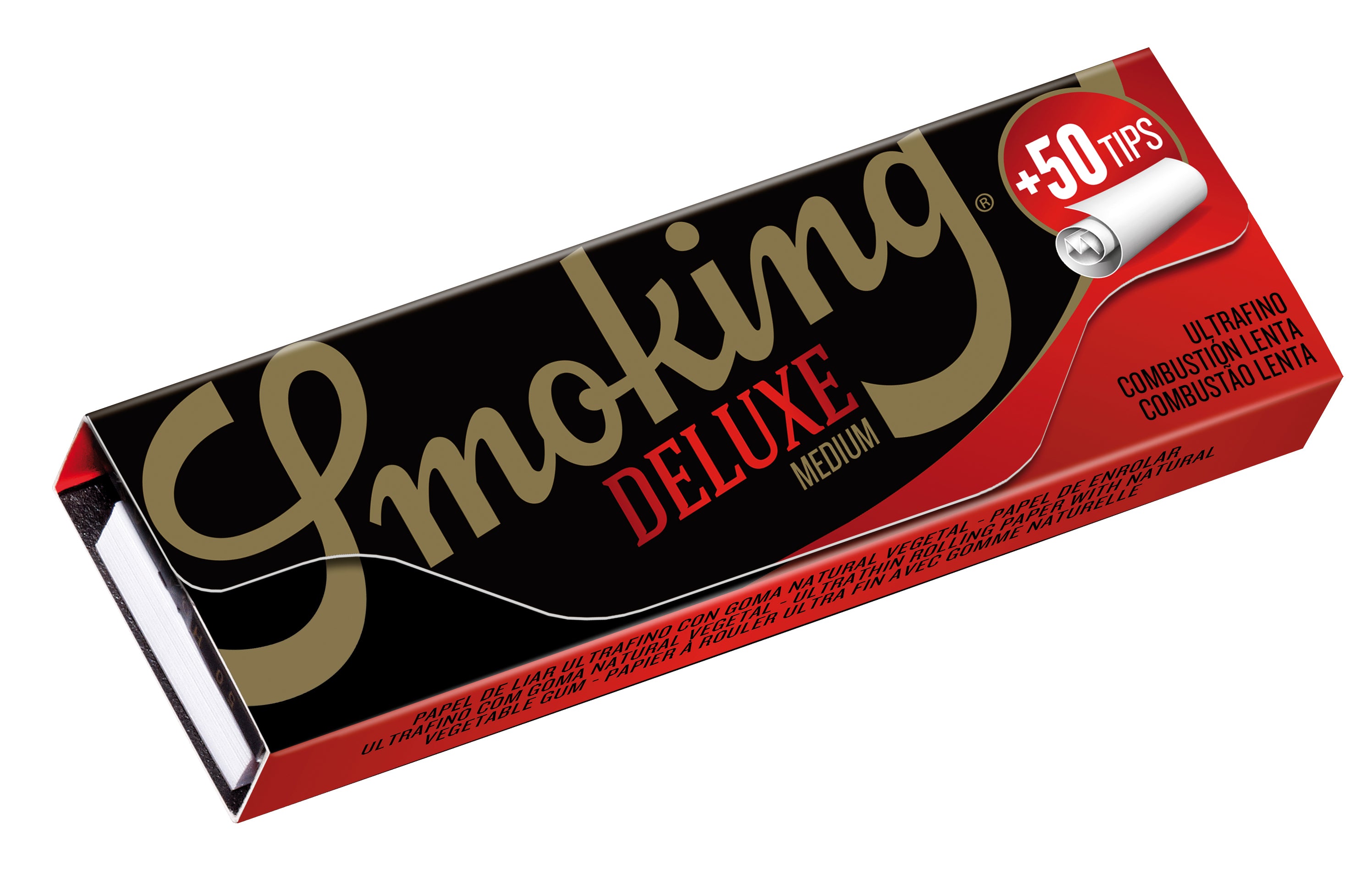 SMOKING® ROLLING PAPERS + TIPS DELUXE MEDIUM SIZE